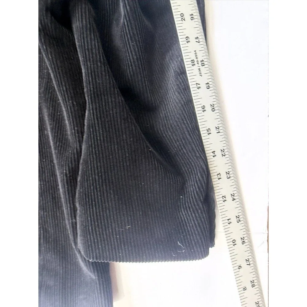 Vintage J.G. Hook Blazer Mens 46L Black Corduroy Sport Coat 2 Button Blazer